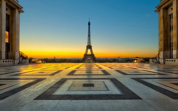 ciudad, paisaje urbano, francia, la tour eiffel, paris, Fondo de pantalla HD
