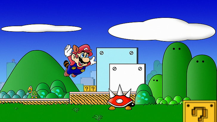 Mario, Super Mario Bros. 3, Fond d'écran HD