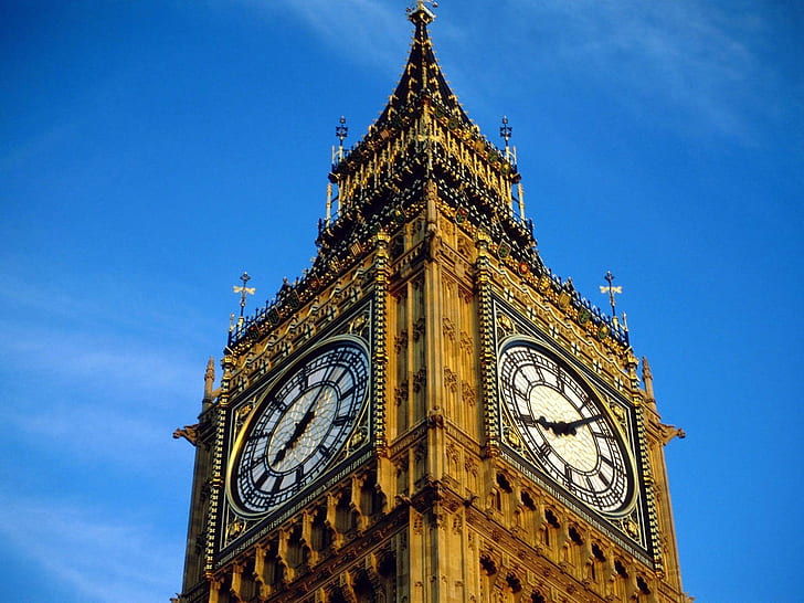 Big Ben, building, Clocktowers, London, HD wallpaper