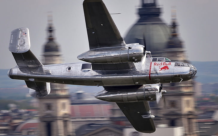 Red Bull, Budapest, B-25, HD wallpaper