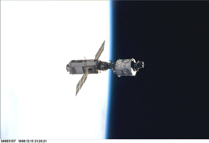 ruang angkasa semesta stasiun ruang angkasa mengorbit stasiun orbital nasa teknologi planet putih, Wallpaper HD