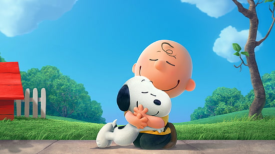 The Peanuts Charlie Brown Snoopy, Brown, Peanuts, Charlie, Snoopy, Sfondo HD HD wallpaper