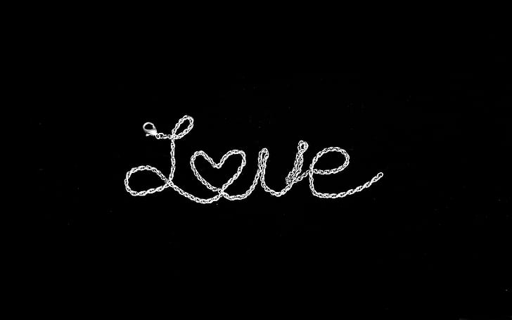 Liebe ist das neue Schwarz Wallpaper 2560 × 1600, HD-Hintergrundbild