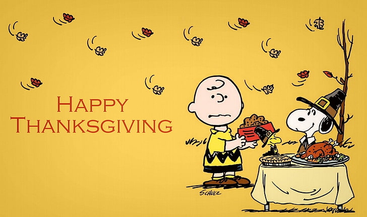 Película, A Charlie Brown Thanksgiving, Charlie Brown, Snoopy, Fondo de pantalla HD