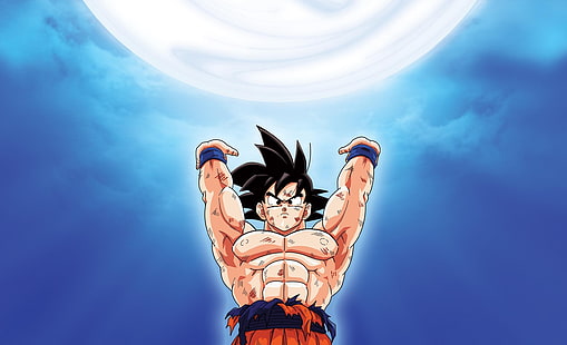 Ilustrasi Son Goku, Dragon Ball, Dragon Ball Z, Son Goku, anime, Wallpaper HD HD wallpaper
