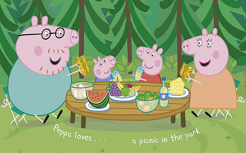 Peppa pig, วอลล์เปเปอร์ HD HD wallpaper