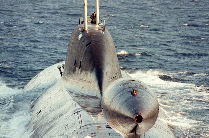 class nuclear submarine, nuclear Submarines, submarine, V, HD wallpaper