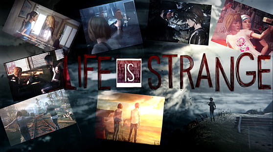 ديكور حائط خشبي أسود وبني ، Life Is Strange ، Max Caulfield ، Chloe Price ، Nathan Prescott، خلفية HD HD wallpaper