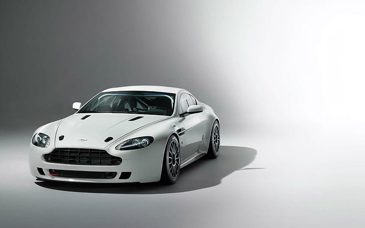 2014 Aston Martin Vantage GT4, silver coupe, aston, martin, vantage, 2014, cars, aston martin, HD wallpaper
