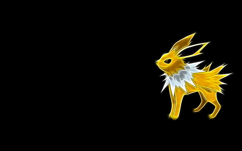 Pokémon, Eeveelutions, Pokémon elettrici, Jolteon (Pokémon), Sfondo HD HD wallpaper
