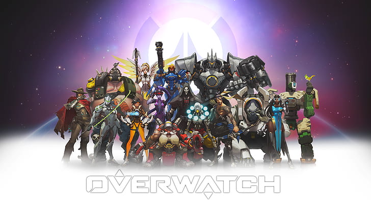 Symmetra (Overwatch), Mercy (Overwatch), Roadhog (Overwatch), Winston (Overwatch), Genji (Overwatch), Torbjörn (Overwatch), Hanzo (Overwatch), Zenyatta (Overwatch), Pharah (Overwatch), Bastion (Overwatch), McCree (Overwatch), วอลล์เปเปอร์ HD