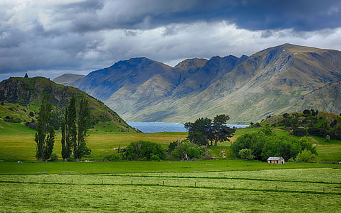 Landscape Of New Zealand Beautiful Hd Wallpaper For Your Desktop, HD wallpaper HD wallpaper