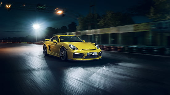 Porsche, Cayman, GT4, 2015, 981C, Caiman, HD-Hintergrundbild HD wallpaper