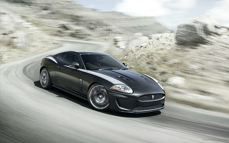2011 Jaguar XKR 75, svart coupe, 2011, jaguar, bilar, HD tapet