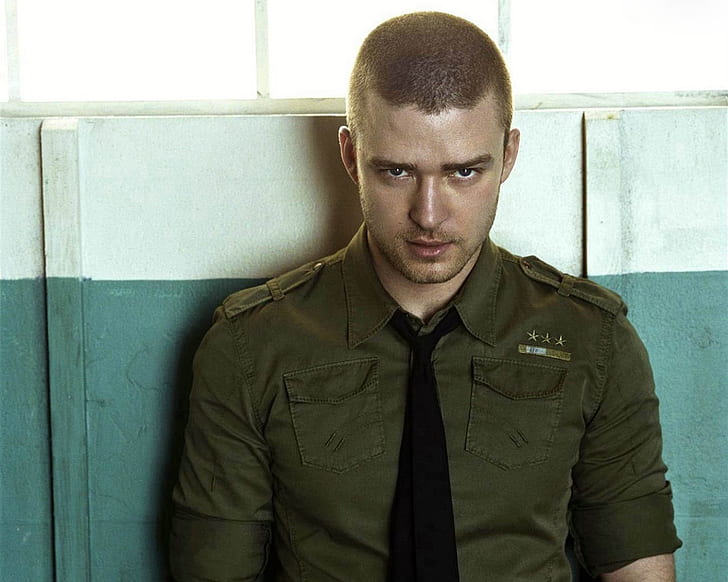 Justin Timberlake, Celebrities, Star, Movie Actor, Handsome Man, Army Clothes, Photography, justin timberlake, celebrities, star, movie actor, handsome man, army clothes, photography, HD wallpaper