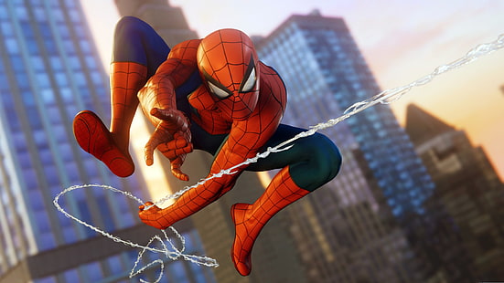 Spider-Man, Spider-Man (PS4), Videojuego, Fondo de pantalla HD HD wallpaper