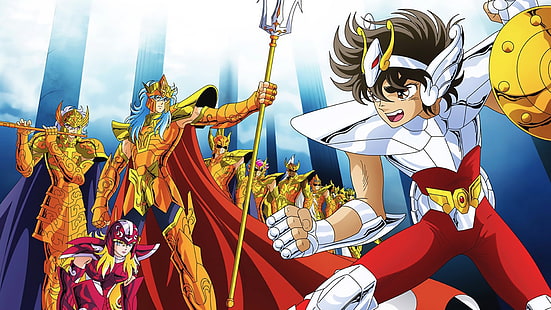 Anime, Heiliger Seiya, Pegasus Seiya, Poseidon (Heiliger Seiya), HD-Hintergrundbild HD wallpaper