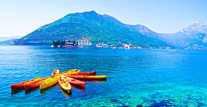 balcanico, spiaggia, europa, festività, paesaggio, montenegro, natura, mare, Sfondo HD