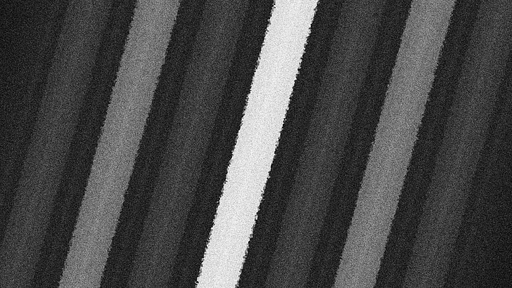 흰색과 검은 색 줄무늬 직물, 단색, 선, HD 배경 화면