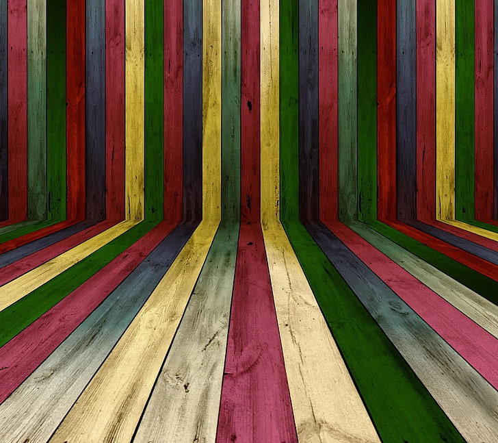 green, red, and blue striped curtain, colorful, abstract, HD wallpaper