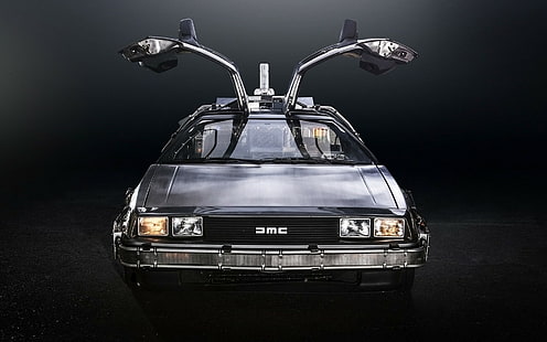 фильмы, Назад в будущее, DeLorean, автомобиль, HD обои HD wallpaper