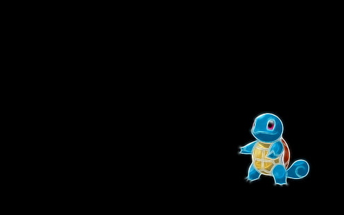 Pokemon Squirtle Illustration, Pokémon, Squirtle, Fractalius, Minimalismus, Videospiele, HD-Hintergrundbild HD wallpaper