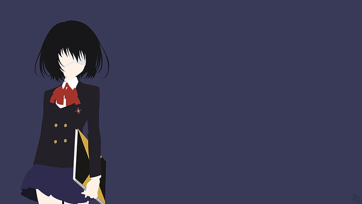 Anime, otro, otro (Anime), cabello negro, parche en el ojo, niña, Mei  Misaki, Fondo de pantalla HD | Wallpaperbetter