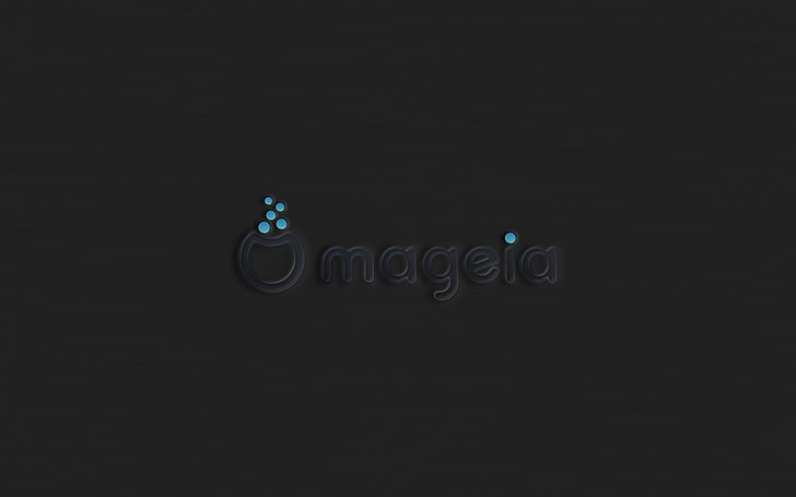 czarno-szara przewodowa mysz komputerowa, Linux, Mageia, Tapety HD