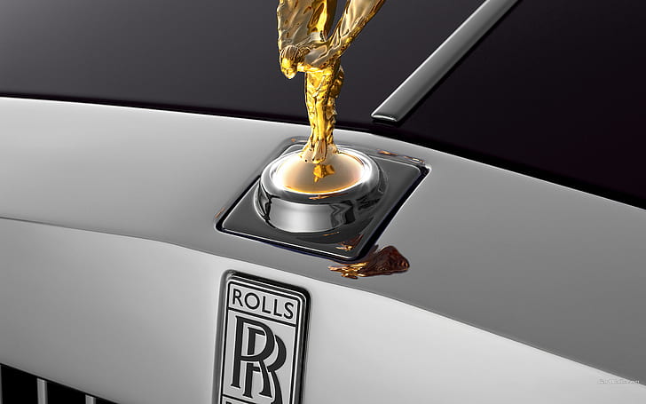 Rolls Royce Phantom Angel Grill HD, Rolls Royce ornament, bilar, Angel, Phantom, Rolls, Royce, Grill, HD tapet