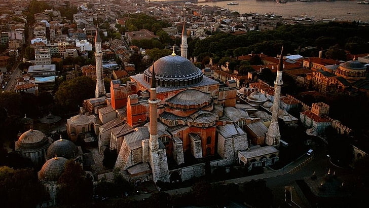 Hagia Sophia, Bazylika, Kościół, starożytny, Budynek, Architektura, Miasto, Tapety HD