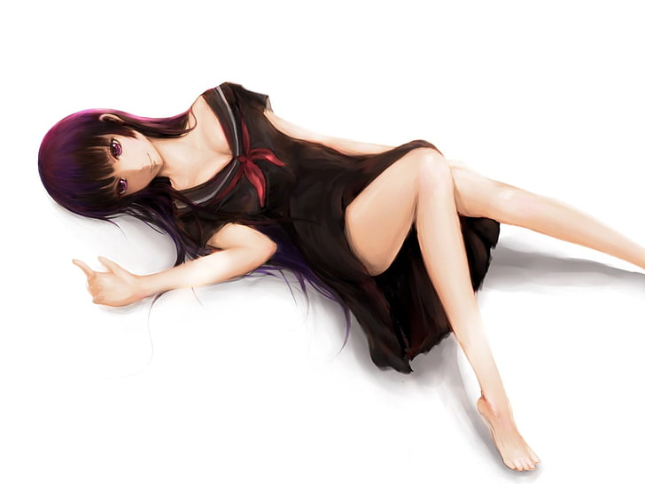 Tasogare Otome x Amnesia, Kanoe Yuuko, Anime-Mädchen, Schuluniform, HD-Hintergrundbild