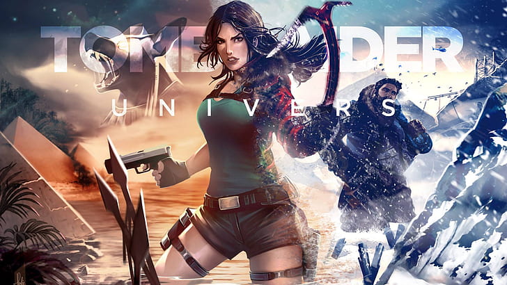 Lara Croft, PC-spel, Rise of the Tomb Raider, Rise of Tomb Raider, HD tapet