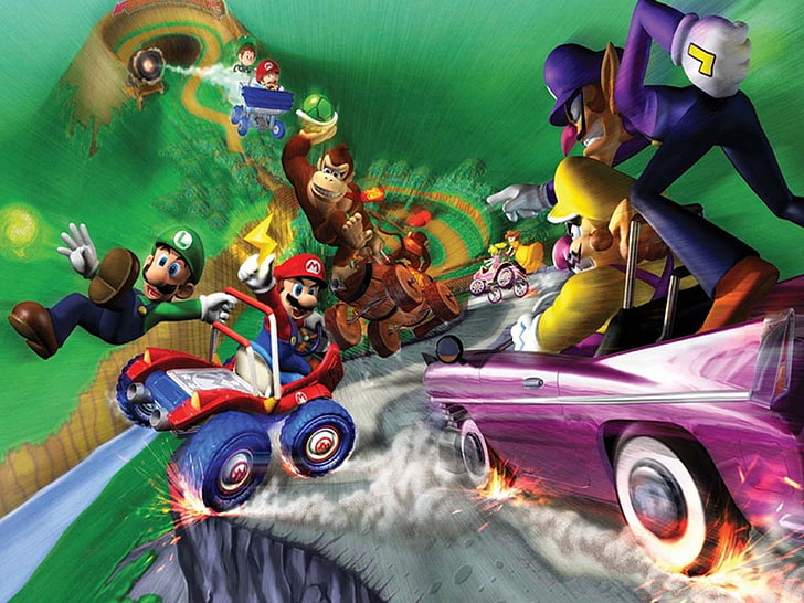 Mario, Mario Kart: Double Dash, Nintendo, Fondo de pantalla HD