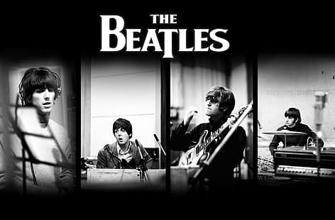 ビートルズ、ジョン・レノン、ポール・マッカートニー、リンゴ・スター、ジョージ・ハリスン、 HDデスクトップの壁紙 HD wallpaper