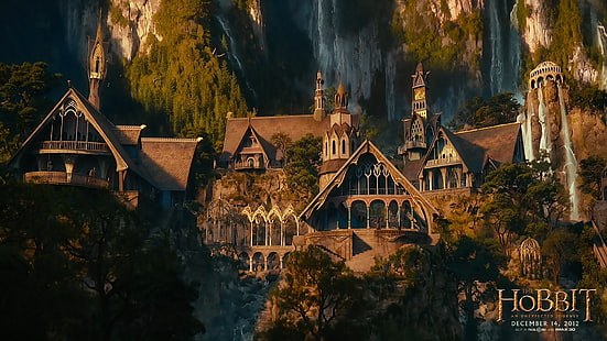 Der Hobbit: Eine unerwartete Reise, Filmszene, Hobbit, Unerwartete, Reise, Film, Szene, HD-Hintergrundbild HD wallpaper