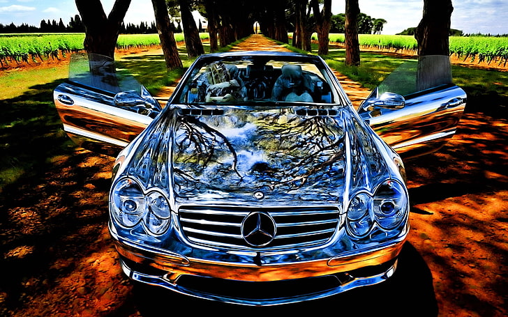 Auto Luxus Mercedes Autos Mercedes HD Art, Auto, Luxus, Mercedes, Roadster, HD-Hintergrundbild