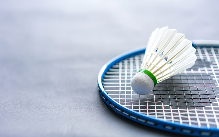 Badminton racket sports 4K HD closeup, HD wallpaper