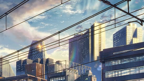 Makoto Shinkai, El jardín de las palabras, Tokio, Fondo de pantalla HD HD wallpaper