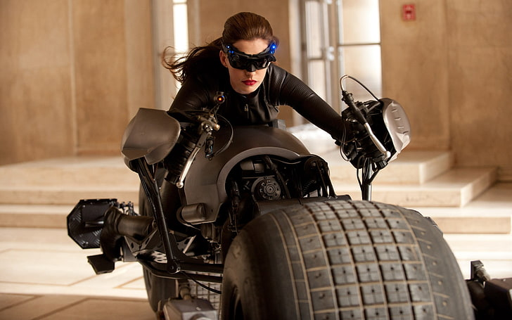 Anne Hathaway, Catwoman, The Dark Knight Rises, Selina Kyle, aktorka, filmy, Tapety HD