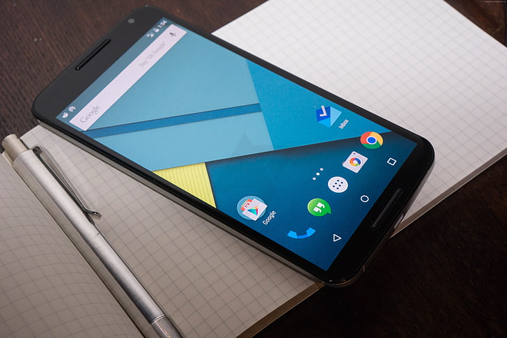مراجعة الهاتف الذكي ، أفضل الهواتف الذكية لعام 2015 ، دفتر ملاحظات ، Motorola Nexus 6 ، Google Nexus 6 ، عائلة Nexus، خلفية HD