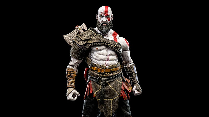 kratos, god of war 4, god of war, juegos, juegos ps, hd, 4k, ilustraciones, Fondo de pantalla HD