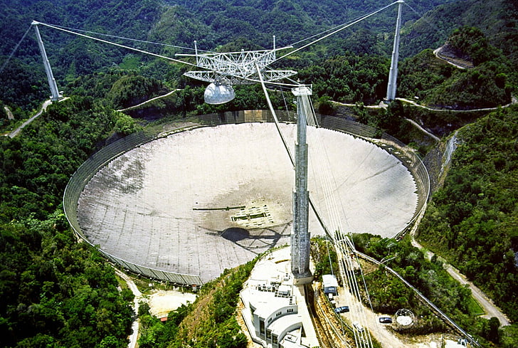 أجنبي ، أريسيبو ، تلسكوب راديوي ، فضاء، خلفية HD