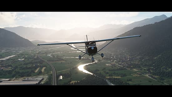 cessna, Microsoft Flight Simulator, Fondo de pantalla HD HD wallpaper