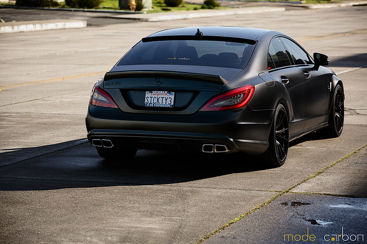 amg, benz, blacked, cls, mercedes, out, HD wallpaper