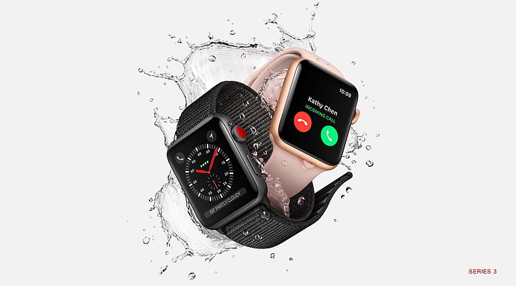 Apple Watch Series 3 vackra bakgrunder, HD tapet