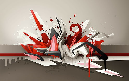 Graffiti Daim Typografie, HD-Hintergrundbild HD wallpaper