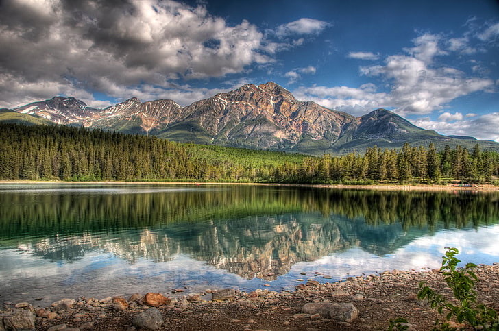 Pegunungan, Gunung, Pegunungan Rocky Kanada, Wallpaper HD