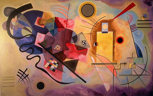artwork, Classic Art, Colorful, painting, Wassily Kandinsky, HD wallpaper HD wallpaper
