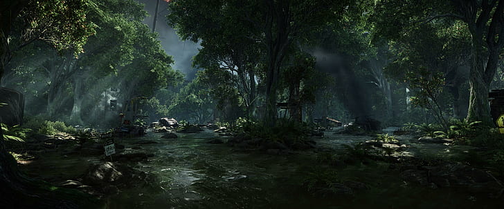 Crysis 3 (2013), masse d'eau, crysis 3, crysis, jeux, Fond d'écran HD