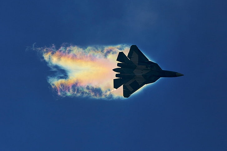 Sukhoi PAK FA, russische Luftwaffe, HD-Hintergrundbild